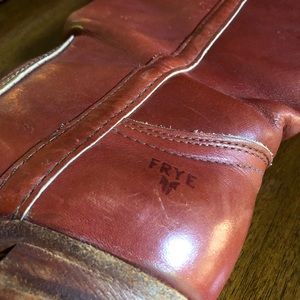 Vintage FRYE Women High Heel Tall Western Boots